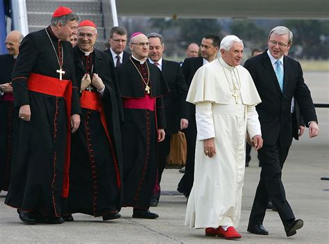 pope benedict shoes red.